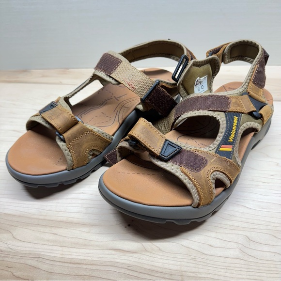 visionreast Men’s Athletic Sandals Open Toe Hiking Outdoor Non-slip Excellent - Picture 3 of 5